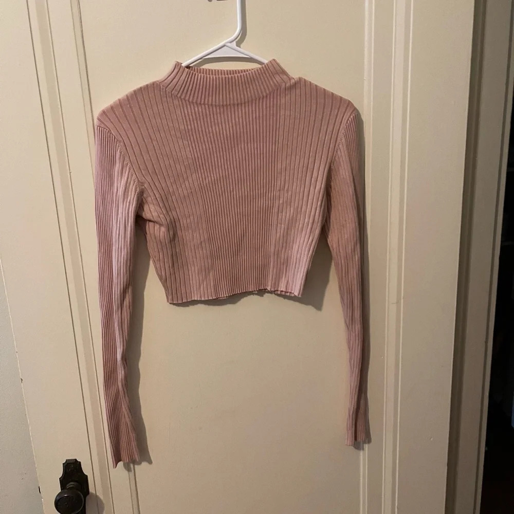 H&M Cropped Long Sleeve Turtleneck - Picture 4 of 5
